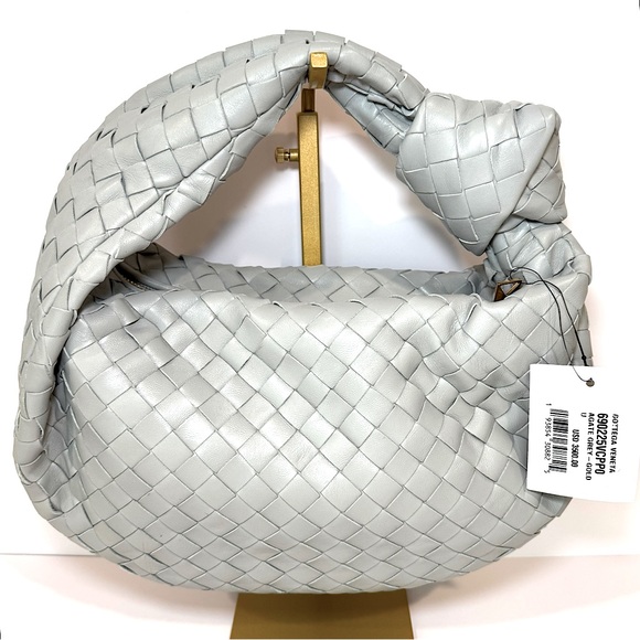 Bottega Veneta Handbags - NWT Bottega Veneta Teen Jodie In Agate Grey Nappa Intrecciato Leather